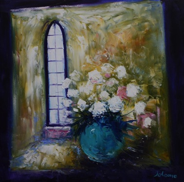 A quiet corner of the Abbey Iona 24x24